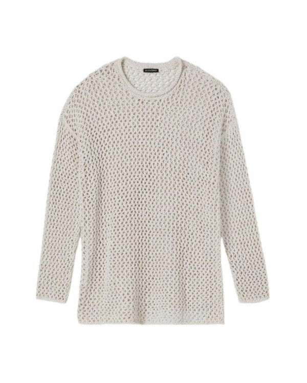 Eileen Fisher - Cotton Crochet Knit Mesh Pullover