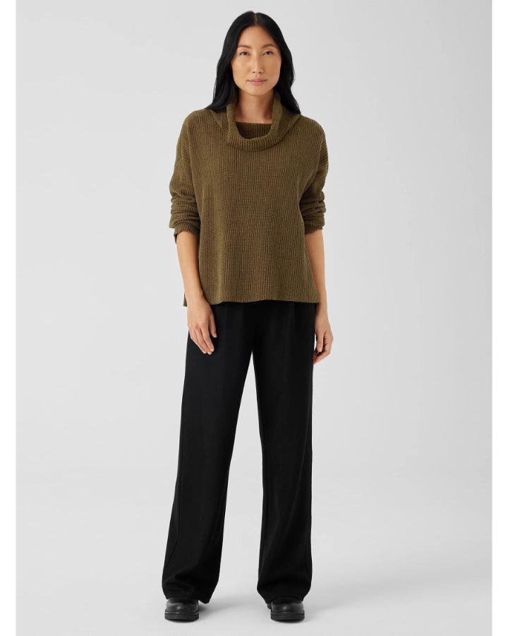 Eileen Fisher - Cowl Neck Chenille Pullover