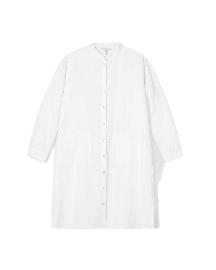 Eileen Fisher - Organic Linen Mandarin Collar Dress