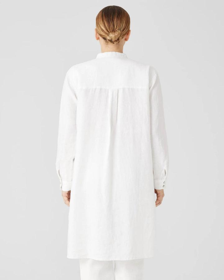 Eileen Fisher - Organic Linen Mandarin Collar Dress