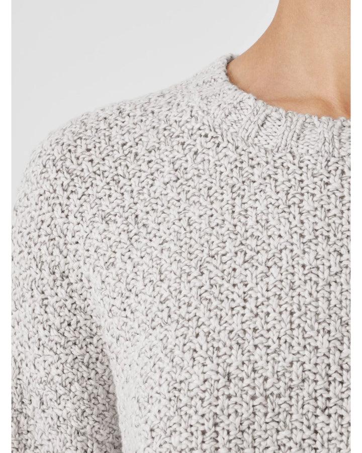 Eileen Fisher - Peruvian Cotton Crimp Crew Neck KnitTunic