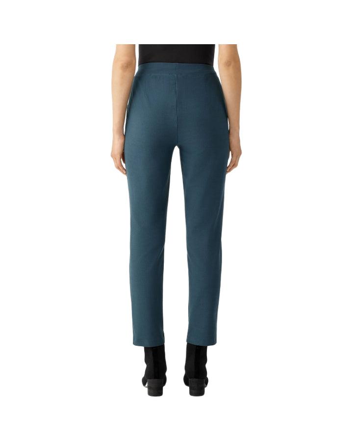 Eileen Fisher Structured Slim Ankle Stretch Crepe Pant – BLU'S