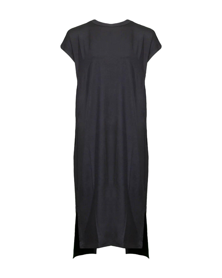 Eileen Fisher - Viscose Jersey Crew Neck Dress