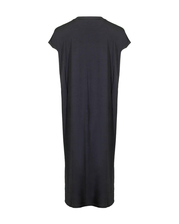 Eileen Fisher - Viscose Jersey Crew Neck Dress