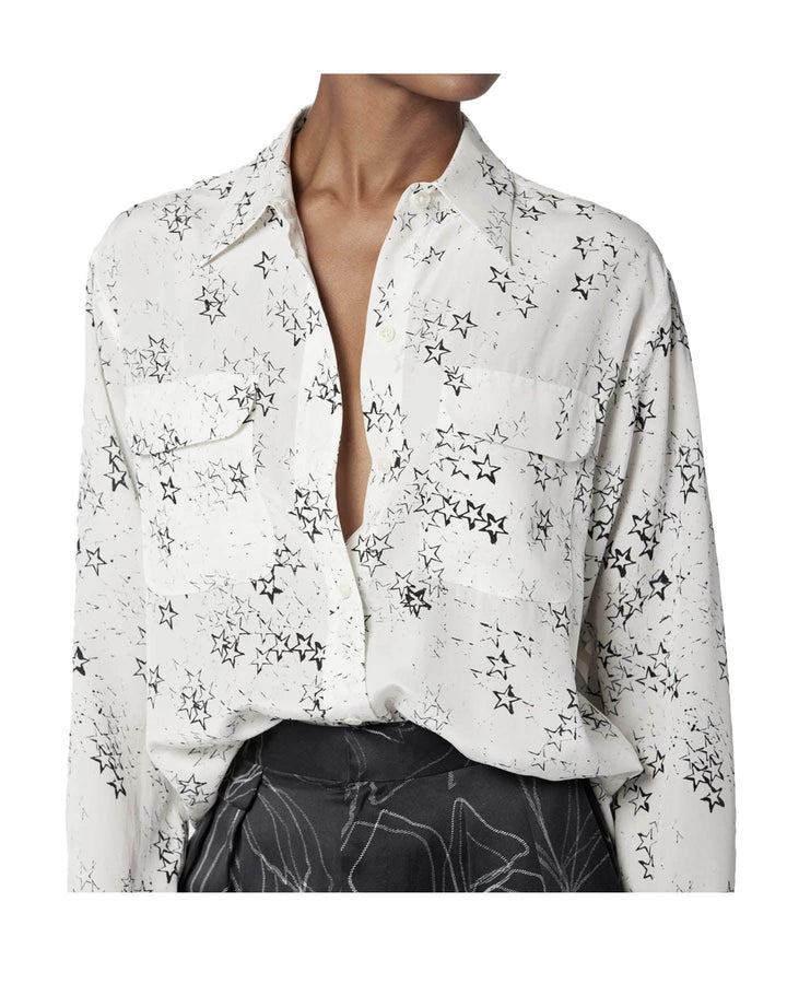 Equipment - Signature Stary Print Silk Shirt