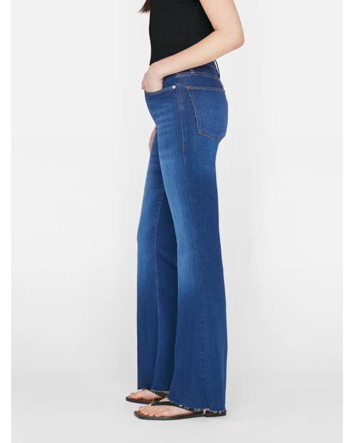 Wide-leg flare jeans in blue - Frame