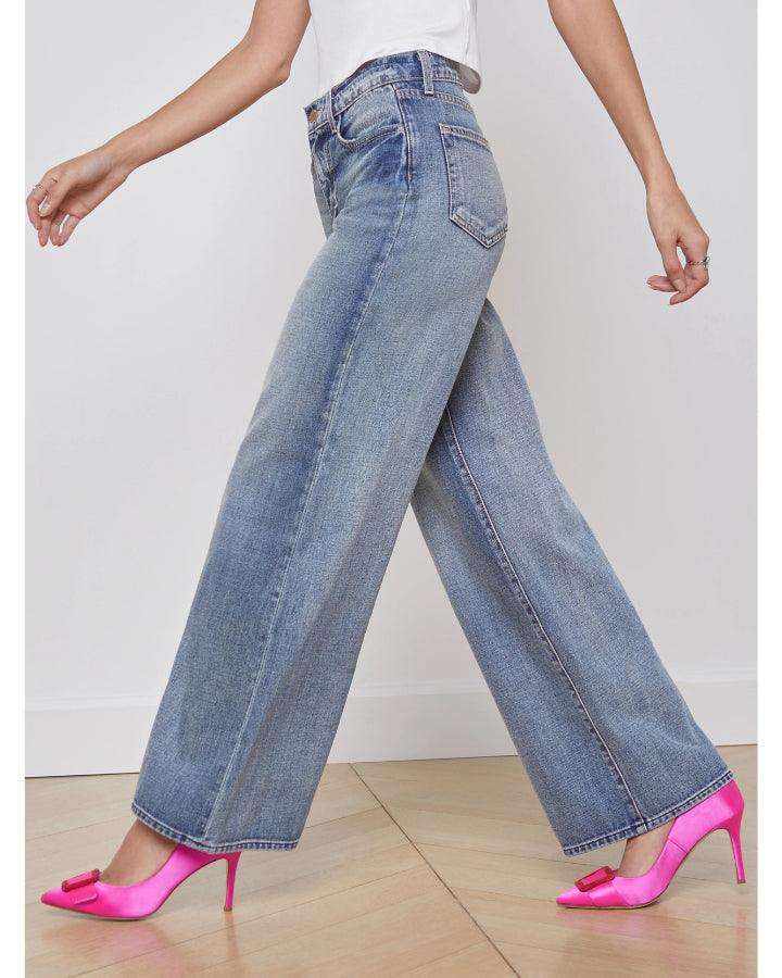 L'Agence - Alicent Wide Leg Jeans