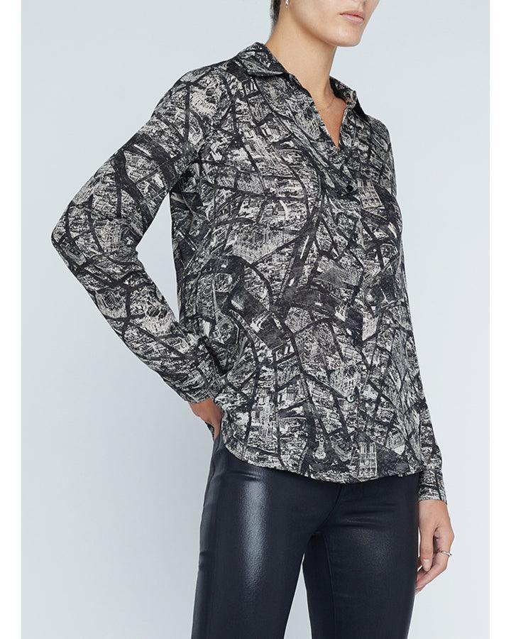 L'Agence - Nina Paris Map Blouse