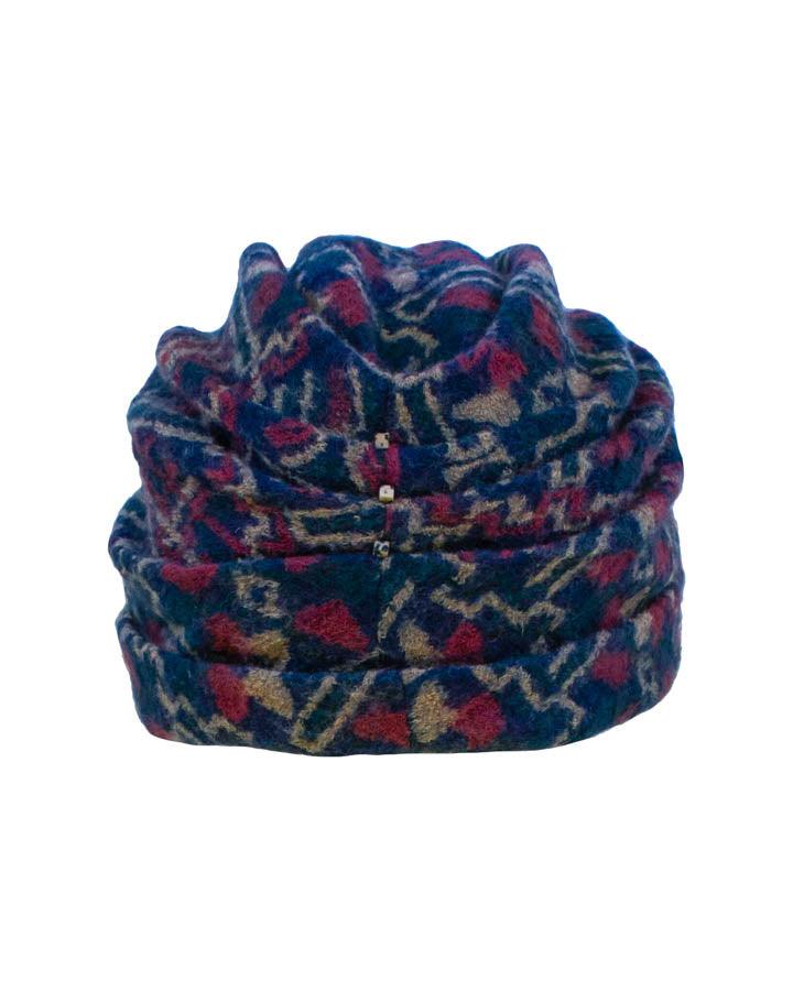 Lillie and Cohoe - Boiled Wool Remi Print Hat