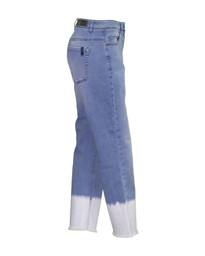 Luisa Cerano - Denim Bleach Hem Jeans