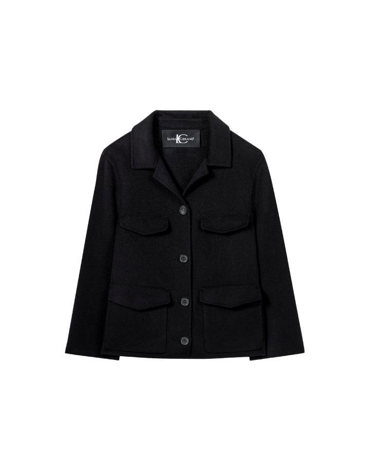 Luisa Cerano - Four Fake Pocket Wool Coat