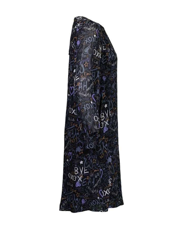 Luisa Cerano - Graphitti Print Dress