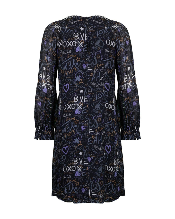 Luisa Cerano - Graphitti Print Dress