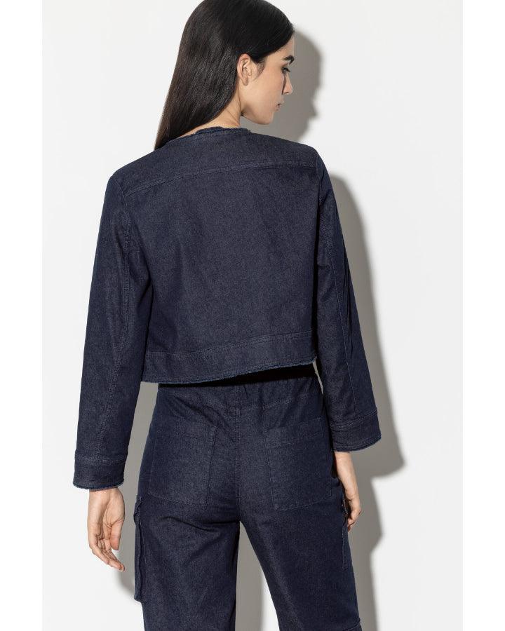 Luisa Cerano - Luisa Cerano Denim 4 Pocket Cropped Jacket