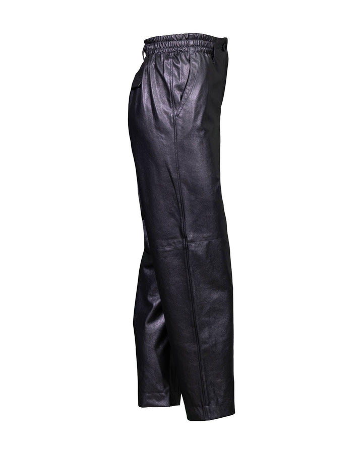 Luisa Cerano - Metallic Finish Stretch Vegan Leather Pants