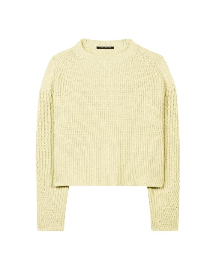 Luisa Cerano - Ribbed Round Neck Pullover