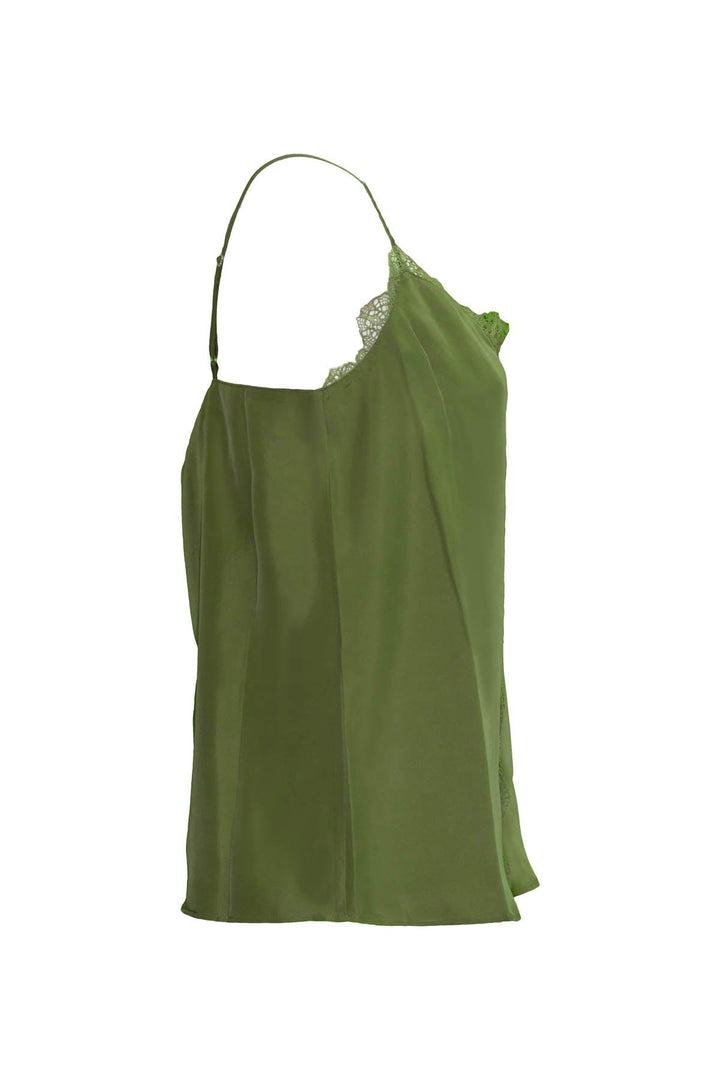 Luisa Cerano - Silk Cami Green