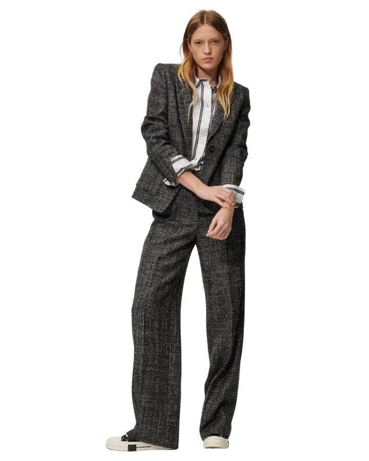 Luisa Cerano - Tweed Wide Leg Pants