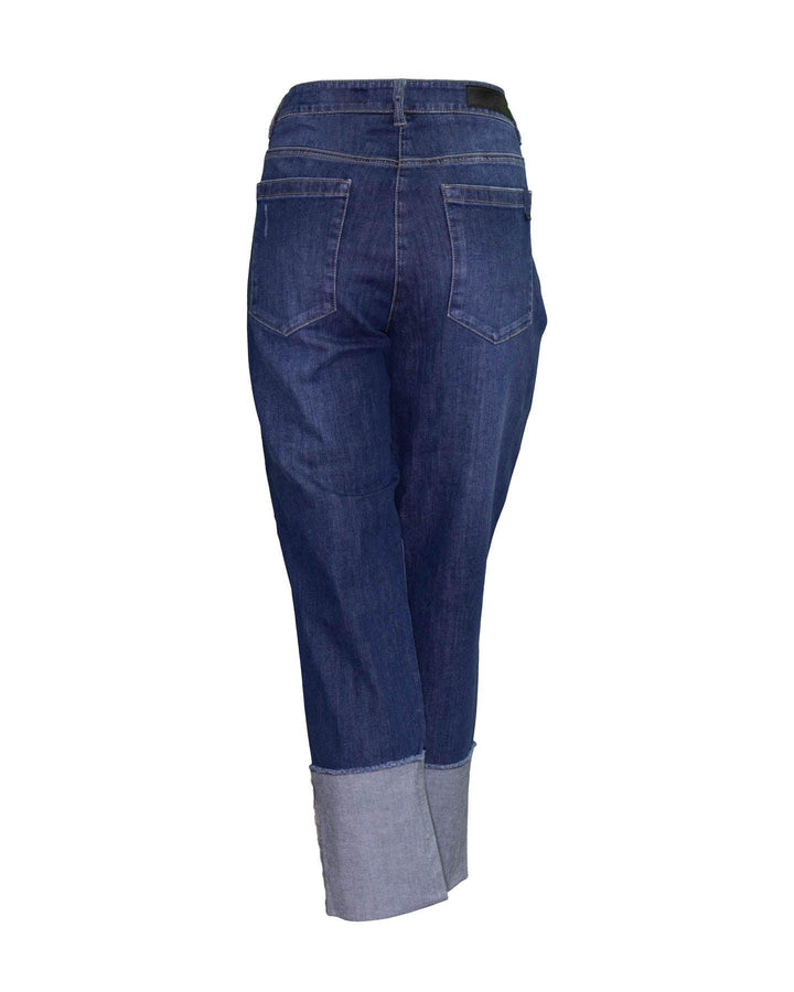 Luisa Cerano - Wide Cuff Denim Jeans