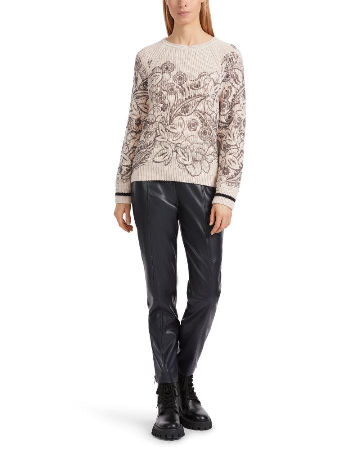 Marc Cain - Embroidered Wool Pullover