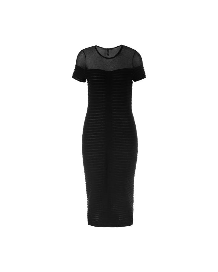 Marc Cain - Figure Hugging Sheer Knit Dress