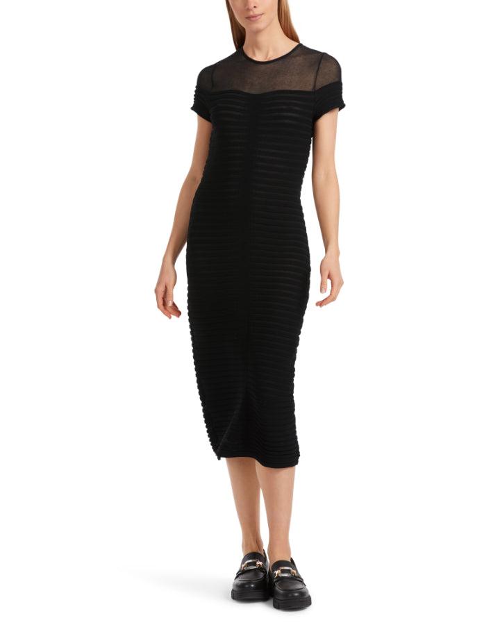 Marc Cain - Figure Hugging Sheer Knit Dress