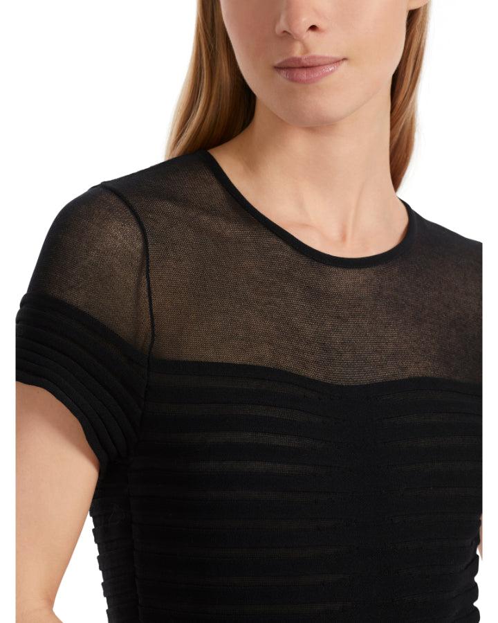 Marc Cain - Figure Hugging Sheer Knit Dress