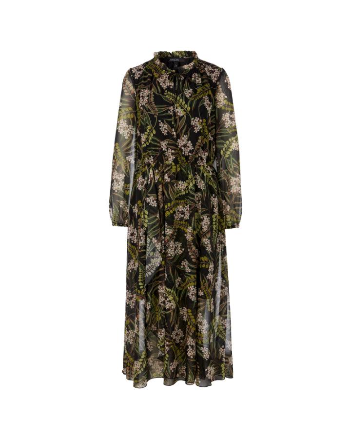 Marc Cain - Floral Leaf Print Dress