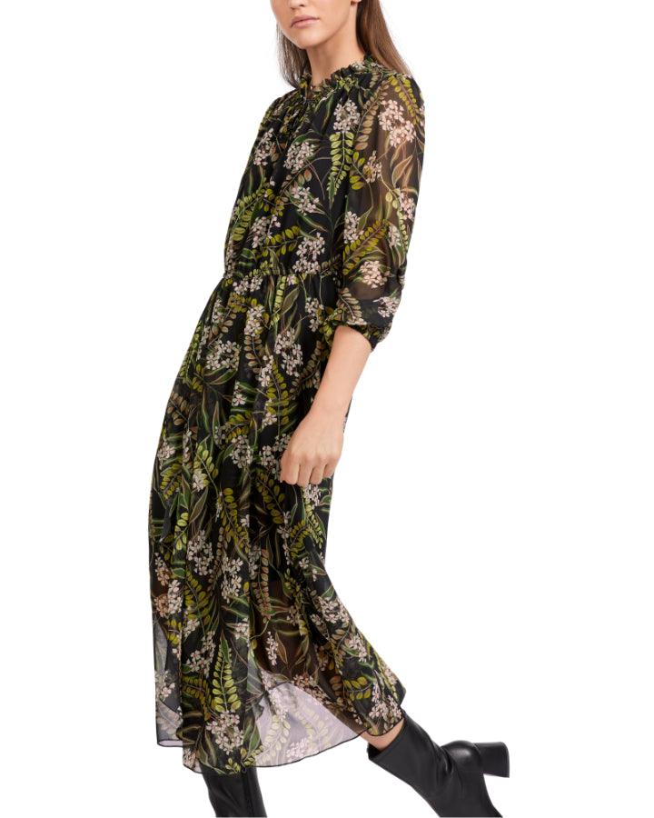 Marc Cain - Floral Leaf Print Dress