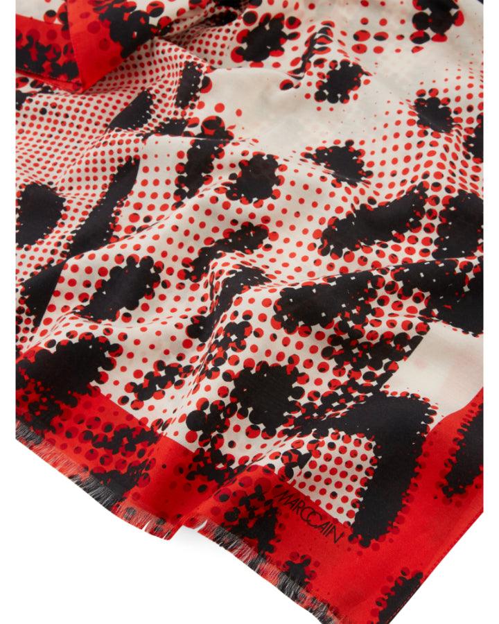 Marc Cain - Graphic Mixed Print Scarf