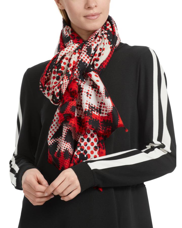 Marc Cain - Graphic Mixed Print Scarf