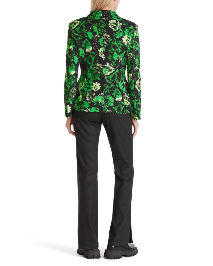 Marc Cain - Green Floral Print Blazer