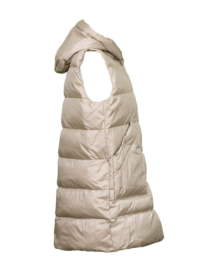 Marc Cain - Long Hooded Down Vest