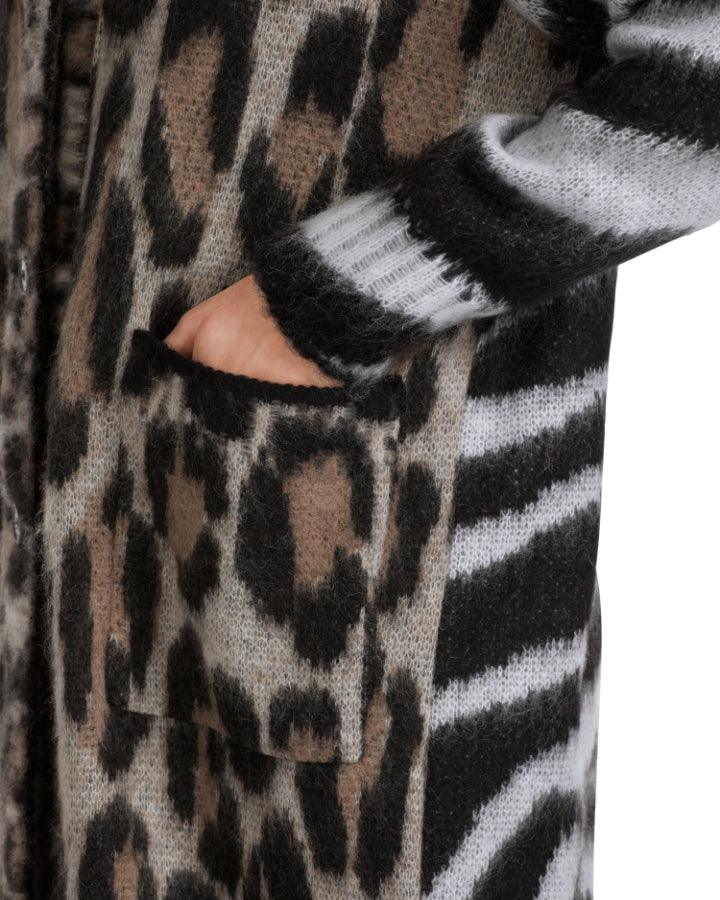 Marc Cain - Mixed Animal Print Coatigan