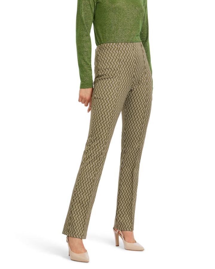 Marc Cain - Patterened Frederica Flared Leg Pant