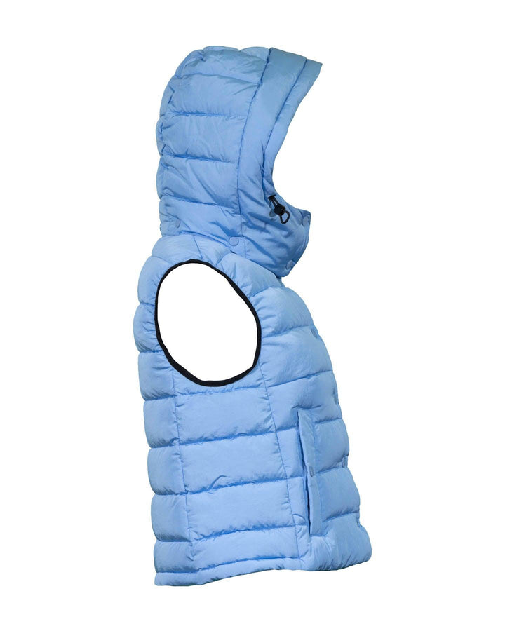 Marc Cain - Puffy Vest with Removable Hood