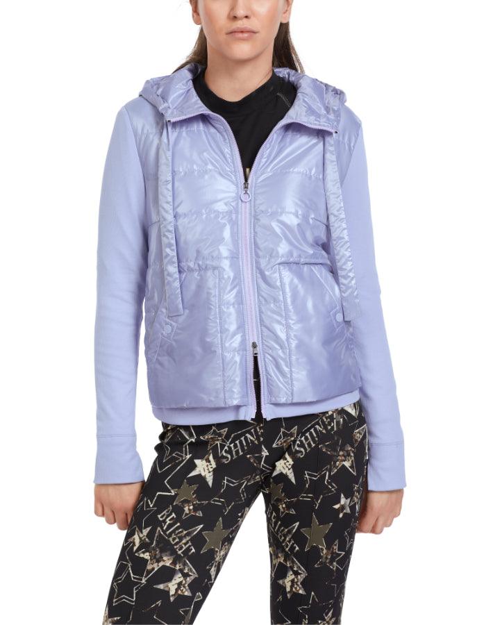 Marc Cain - Quilted Front Zip Hoodie