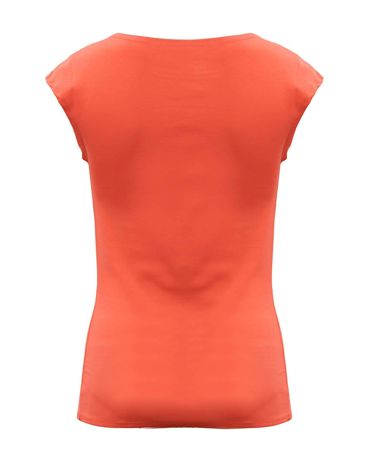 Marc Cain - Red Cap Sleeve Tee