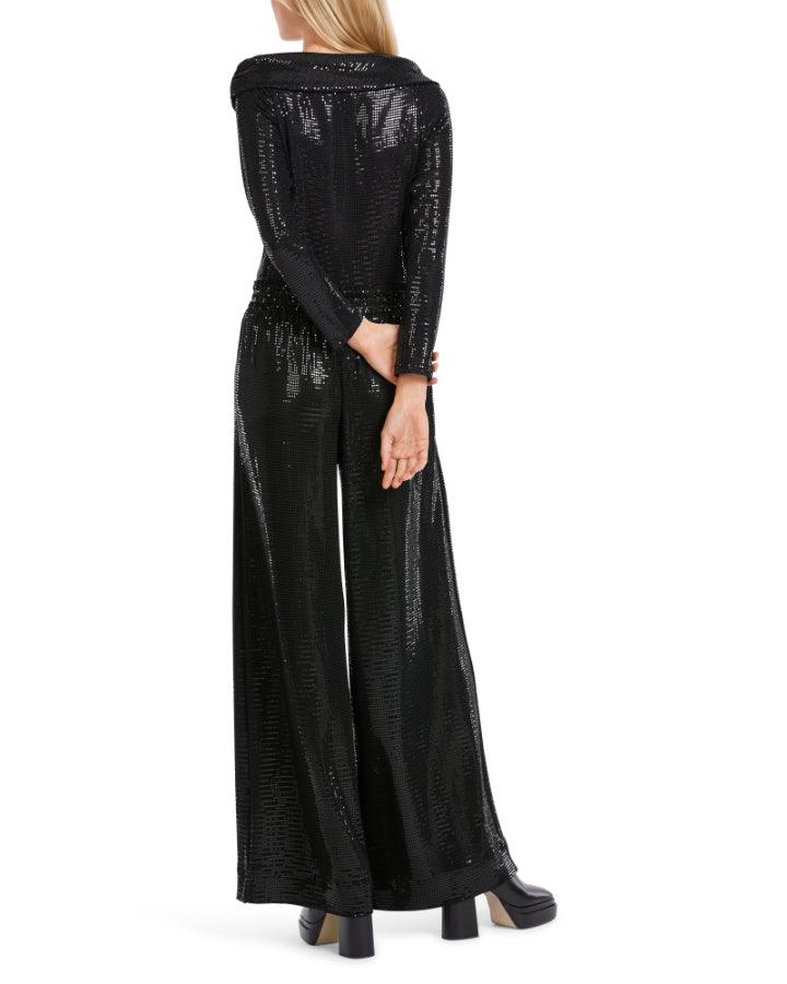 Marc Cain - Sequin Wide Leg Pull On Pant