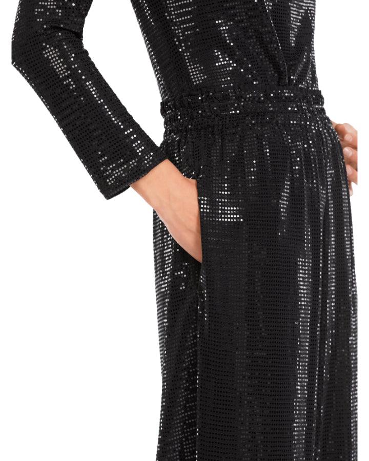 Marc Cain - Sequin Wide Leg Pull On Pant