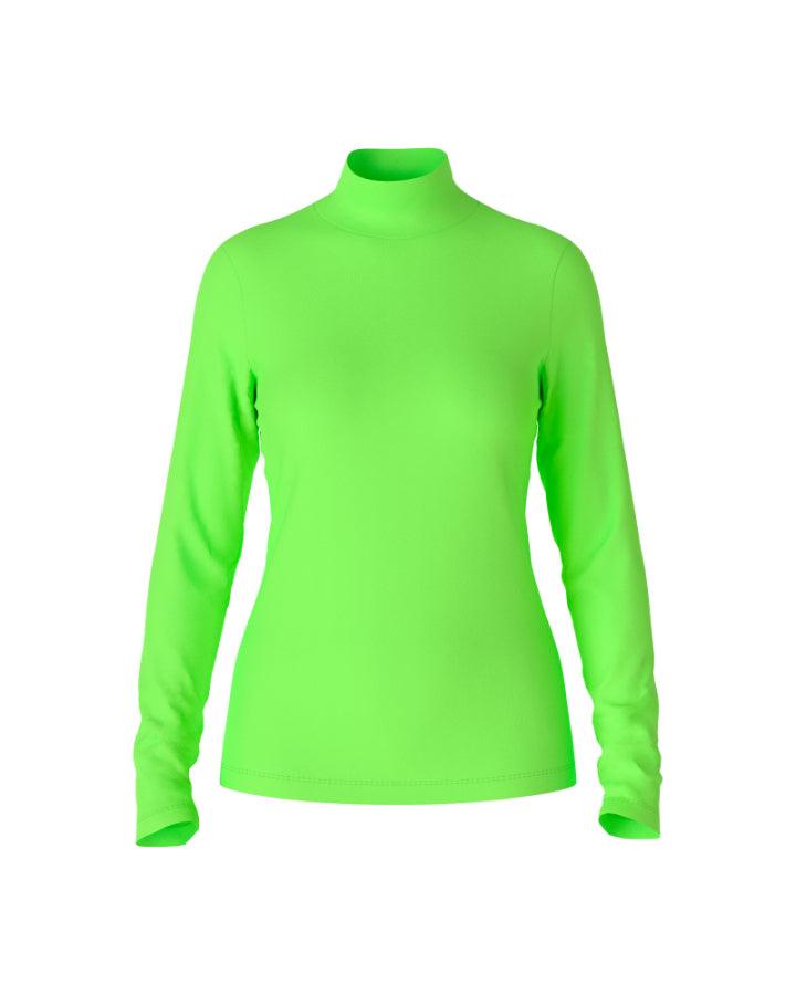 Marc Cain - Shocking Green Turtleneck