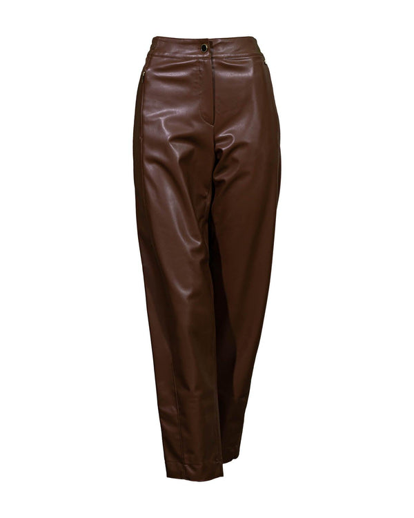 Marc Cain - Vegan Leather Tappered Pants