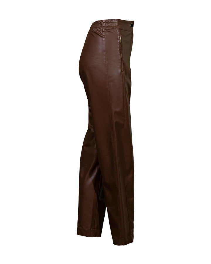 Marc Cain - Vegan Leather Tappered Pants