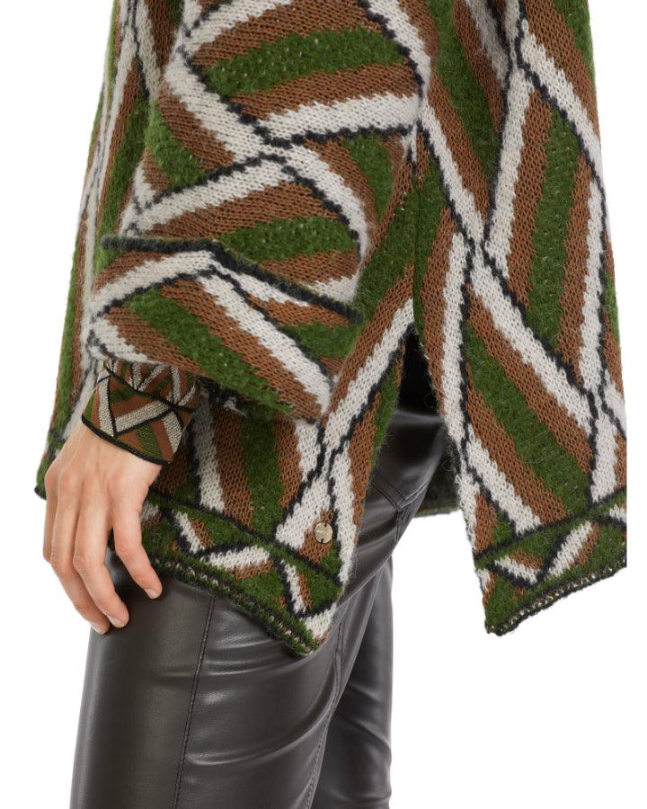 Marc Cain - Woven Pattern Knit Pullover