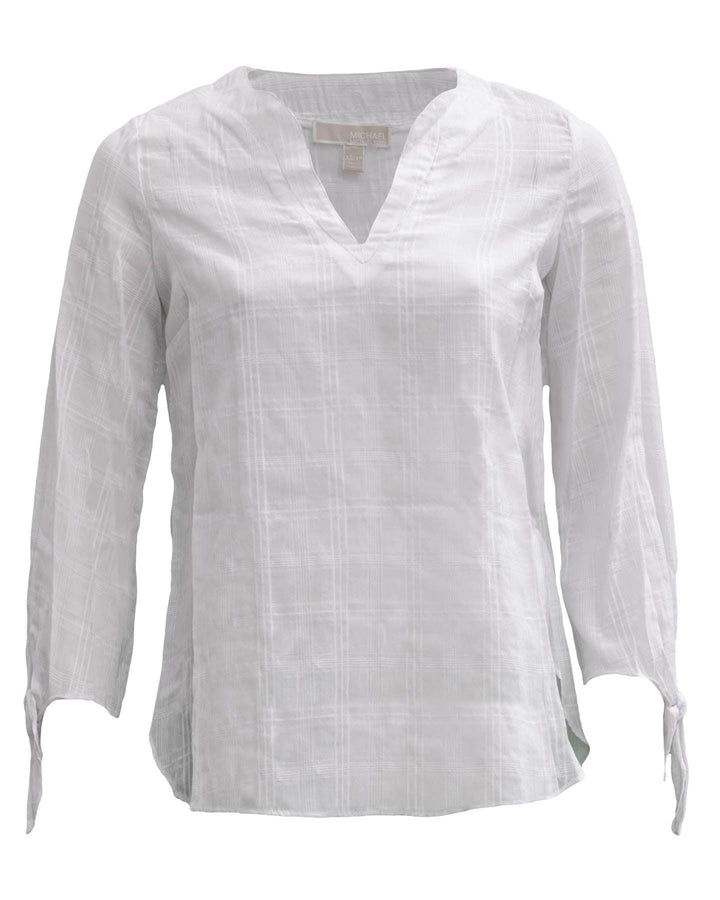 Michael Kors - Cotton Tie Sleeve Top