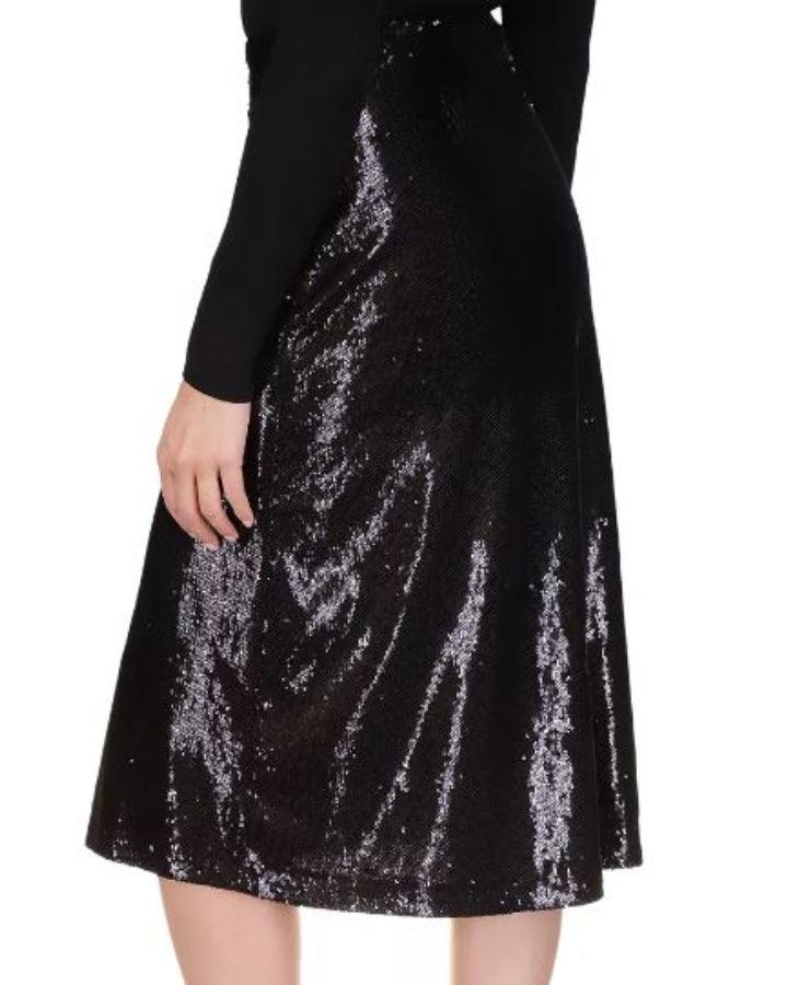 Michael Kors - Sequin A-Line Midi Skirt