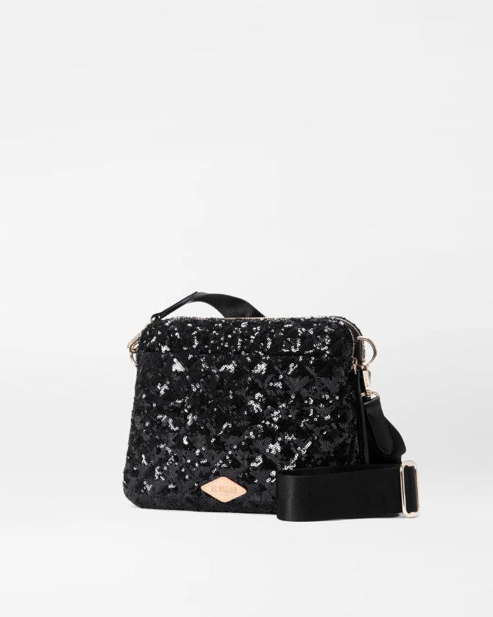 MZ Wallace - Quilted Madion Sequin Crossbody Bag