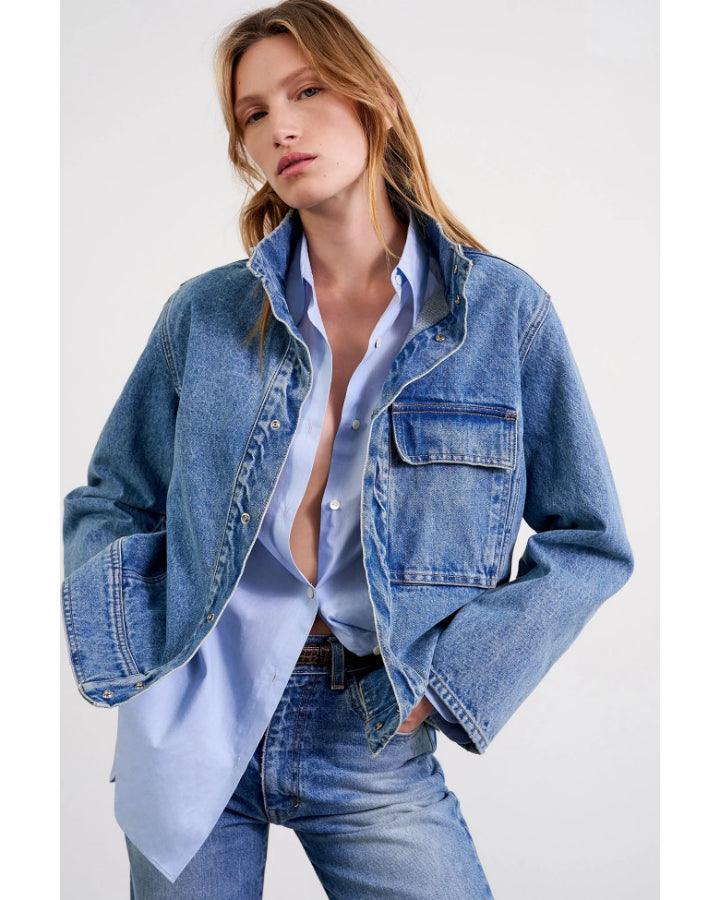 Nili Lotan Marilou Denim Jacket – BLU'S