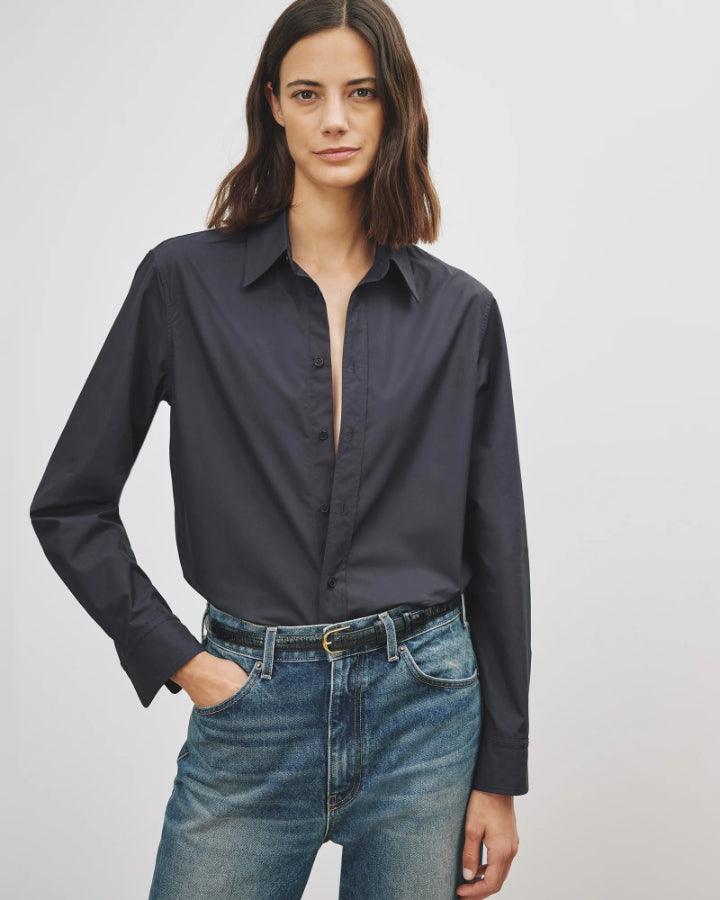 Nili Lotan - Raphael Classic Shirt Navy