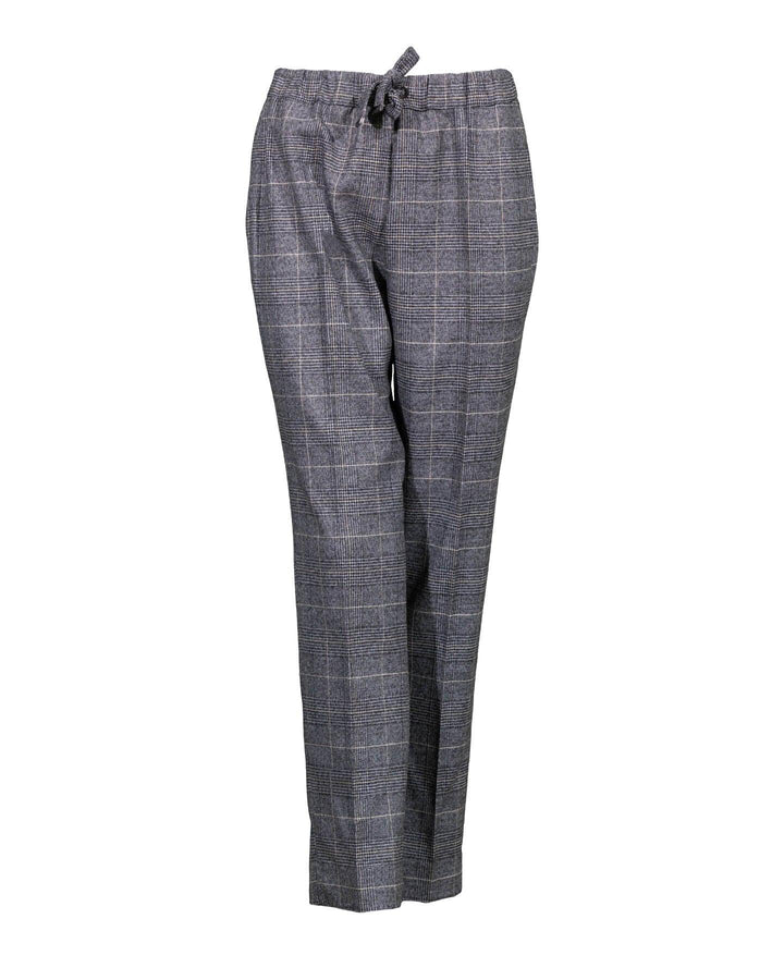 Purotatto - Prince of Wales Plaid Drawstring Pant